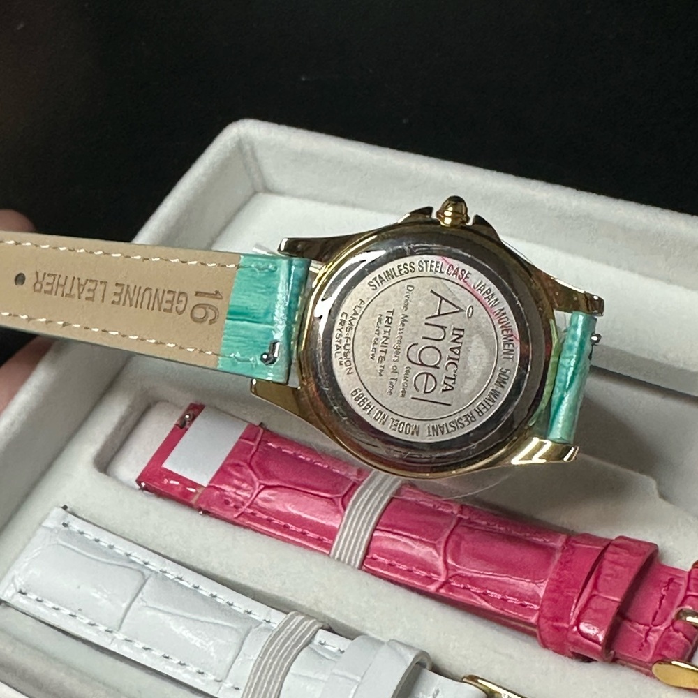Invicta Special Edition Angel Watch Set with Extra Colorful Bands Straps - Picture 5 of 7